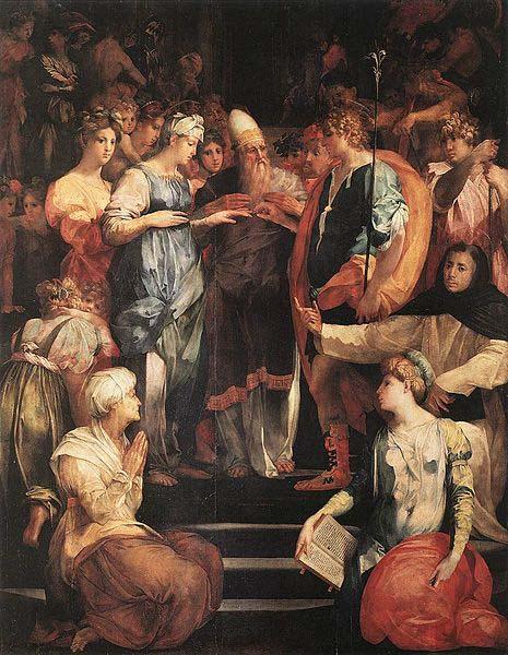 Rosso Fiorentino Marriage of the Virgin oil painting picture